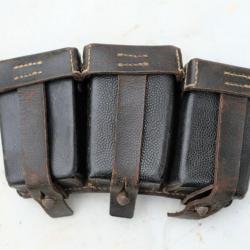 MILITARIA ALLEMAND cartouchière allemande code fabricant et 22A provenance terrain Normandie 44