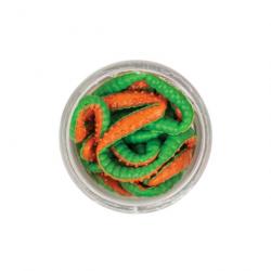 Leurre souple Berkley PowerBait® Power® Honey Worm - 2.5 cm - Vert orange / Neutre
