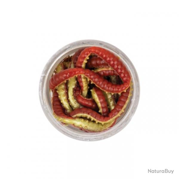 Leurre souple Berkley PowerBait Power Honey Worm - 2.5 cm - Red/Yellow / Neutre