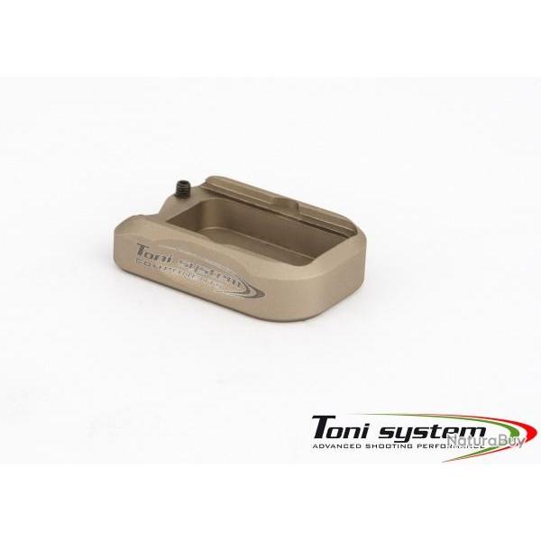 Contrepoids en aluminium pour Glock 19 - Sable - TONI SYSTEM