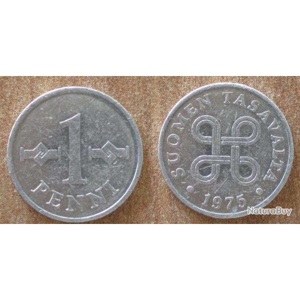 Finlande 1 Penni 1975 Piece Europe Penny