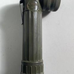 ancienne lampe torche courbée militaire LANSSA 3022 us ww2
