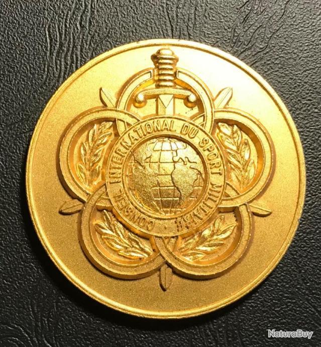 Médaille Conseil International Du Sport Militaire - MED 149 - Période 1919-1930 - Occasion Bon état