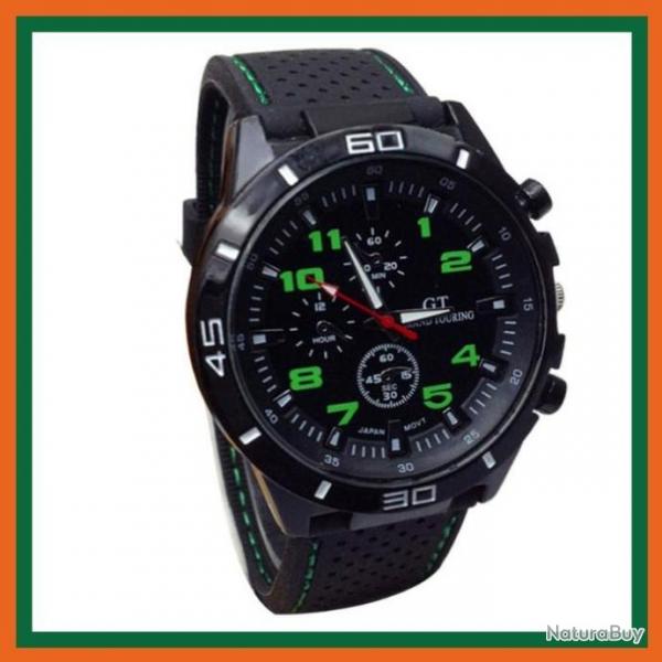 Montre militaire pour homme - Noir - Livraison gratuite et rapide