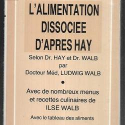 l'alimentation dissociée d'après hay par dr ludwig walb