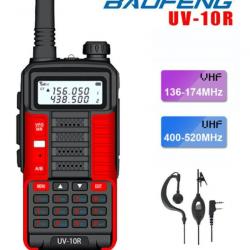 BAOFENG UV-10R 10W double bande VHF UHF talkies-walkies longue portée FM Radio bidirectionnelle