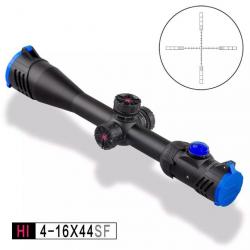 Lunette HI 4-16X44 SF SFP | DISCOVERY | 1/8MOA | Reticule HK SFP MIL | 30mm Shockproof | TLD CHASSE