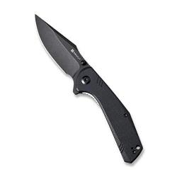 Couteau pliant Sencut Actium Blackwash lame noire manche G10 noir