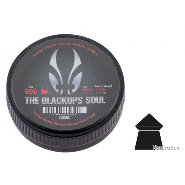 PLOMBS BLACK OPS SOUL 4,5mm POINTUS x500 (promo)