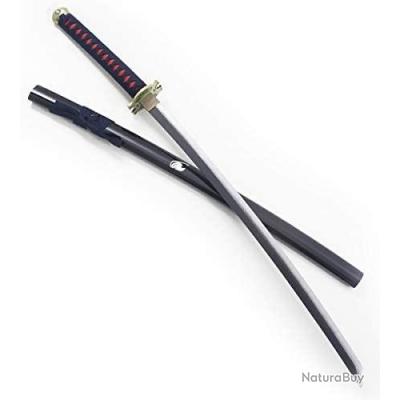 Katana Bambou Avec Support Muichiro Tokito - Réplique Lame Bois - Support Japonais Inclus Katana Demon Slayer