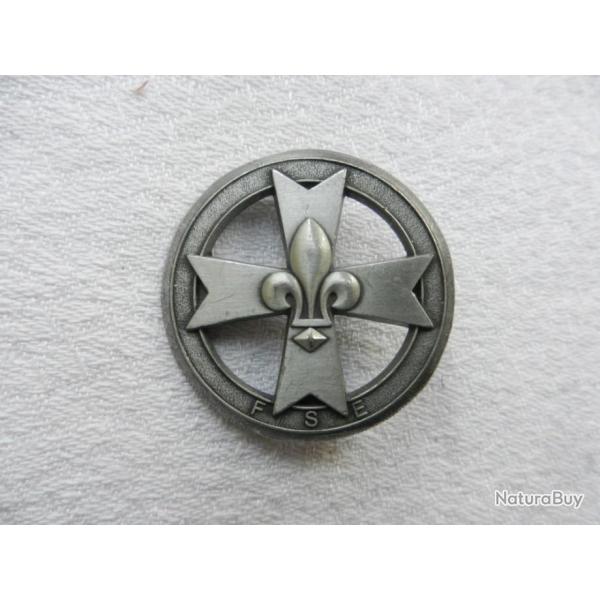 insigne badge mtal scout FSE avec son pingle