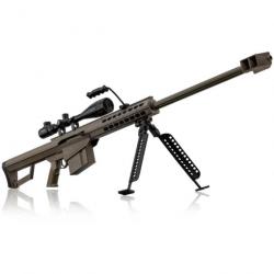 Pack sniper LT-20 M82 - 1,5 J + Lunette + Bi-pied - Tan