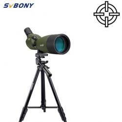 LONGUE VUE 20-60x60 + GRAND TREPIED + SUPPORT TELEPHONE | OBSERVATION TIR 100M CHASSE