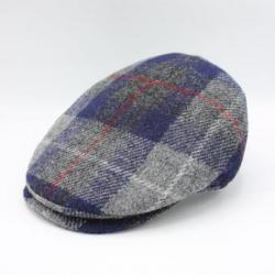 Casquette plate d'hiver, Harris tweed, hiver, sortie, chasse, laine, randonner I-(07)