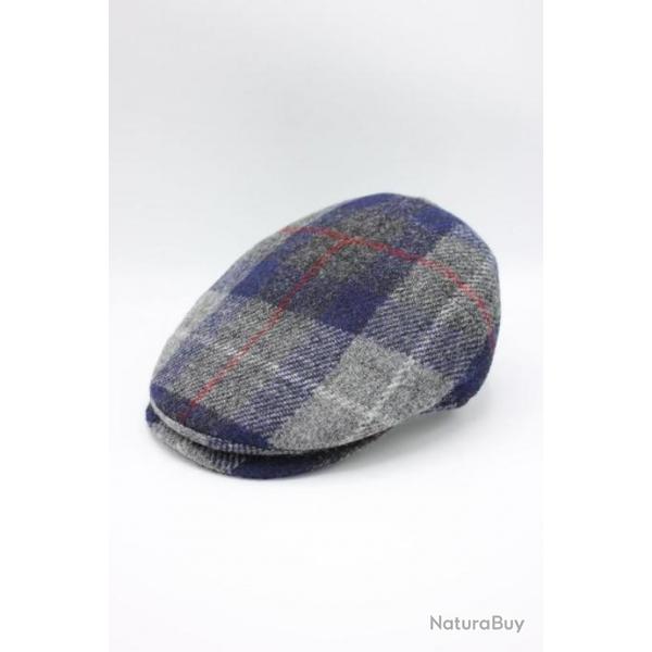 Casquette plate d'hiver, Harris tweed, hiver, sortie, chasse, laine, randonner I-(07)