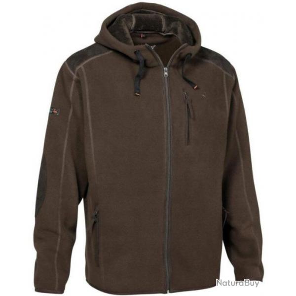 Blouson polaire condor marron Pro Hunt