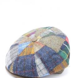 Casquette plate d'hiver, Harris tweed, hiver, sortie, chasse, laine, randonner I-(10)