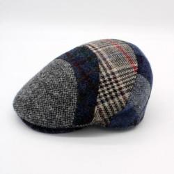 Casquette plate d'hiver Harris tweed, hiver, sortie, chasse, laine, randonner I-(11)