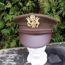 CASQUETTE CHOCOLAT D OFFICIER U.S.