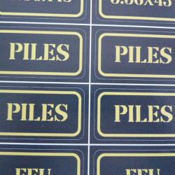 Stickers caisse à munition # piles