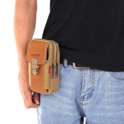 Sacoche de ceinture sport, Portefeuille, porte carte .......LIVRAISON OFFERTE .....COLORIS BEIGE