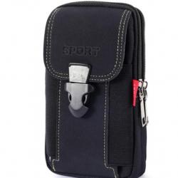 Sacoche de ceinture sport, Portefeuille, porte carte .......LIVRAISON OFFERTE .....COLORIS NOIR