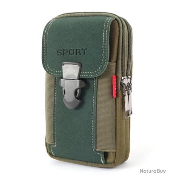 Sacoche de ceinture sport, Portefeuille, porte carte .......LIVRAISON OFFERTE .....COLORIS VERT