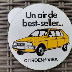 Citroën Visa un air de best-seller autocollant vintage 10 cm