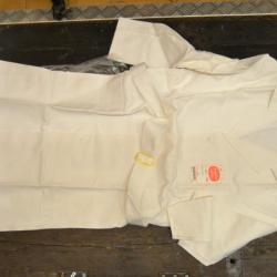 Blouse blanche vintage Adolphe Lafont taille 1. 100% coton, Laboratoire, médecine reconstitution