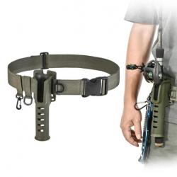 CEINTURE PORTE CANNE .......COLORIS VERT ARMÉE.....LIVRAISON OFFERTE