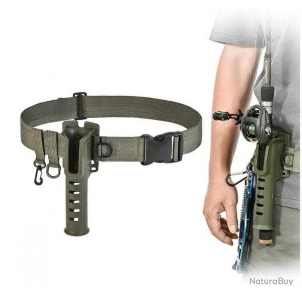 CEINTURE PORTE CANNE .......COLORIS VERT ARME.....LIVRAISON OFFERTE