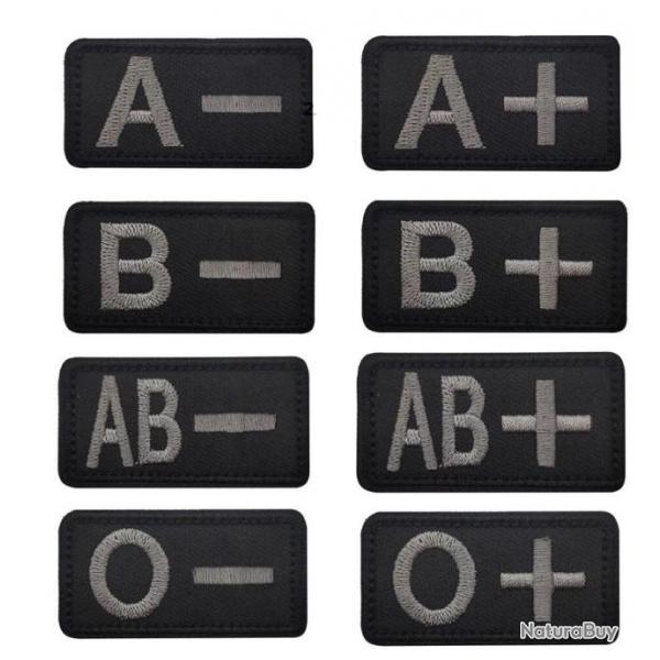 cusson patch GROUPE SANGUIN pour GILET TACTIQUE POLICE, ARME, SECURIT...... (A+)