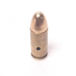 Balle neutralisé de 9mm parabellum Luger 9x19mm standard pour décoration INERTE NEUTRA