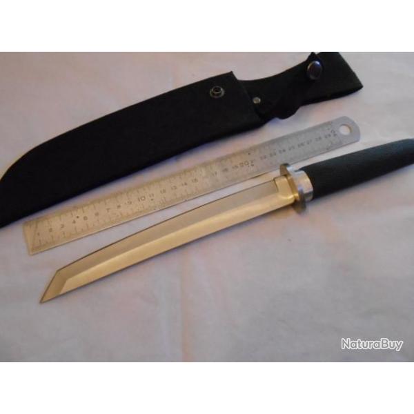 TANTO GRAND MODELE parfait couteau de camp ( lame de 225mm ) neuf