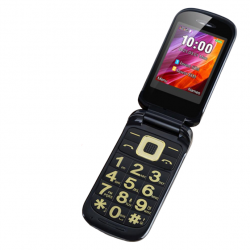 Telephone Portable Senior SOS, Couleur: Noir+8GB