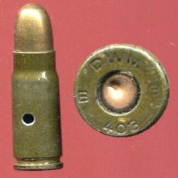 7.63 Mauser - Allemagne période 39/45 - étui acier laqué - balle cuivré - DWM B 403 B