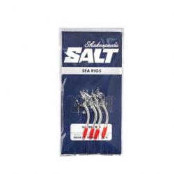 MontagesShakespeare Salte Rig 2/0 / Flat Jack Lures - 2/0 / Silvers Rig