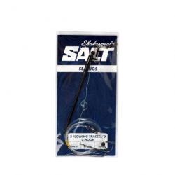MontagesShakespeare Salte Rig 2/0 / Flat Jack Lures - 3/0 / 1 Tope Rig 6/0 wire trace