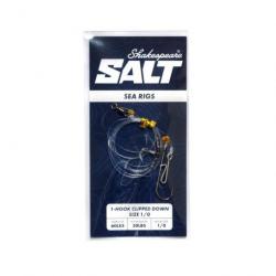 MontagesShakespeare Salte Rig 2/0 / Flat Jack Lures - 2 / 3-Hook Flapper 2 up/1 down size 2