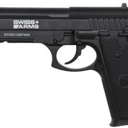 Pistolet P92 CO2 4.5mm Noir FULL METAL Swiss Arms