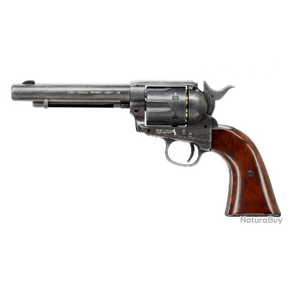 Revolver SA Army 45 Finition Vieillie 5.5'' CO2 4.5mm BBs Colt