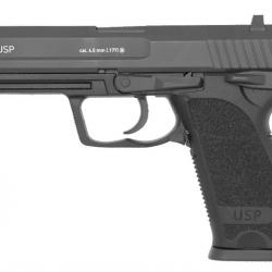 Pistolet USP Noir Blowback CO2 4.5mm Heckler & Koch