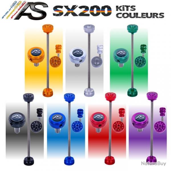 ARC SYSTEME - Kit couleur Viseur SX200 9" ARGENT