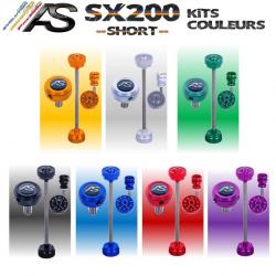 ARC SYSTEME - Kit couleur Viseur SX200 6" ARGENT