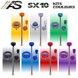 ARC SYSTEME - Kit Couleur Viseur SX10 BLEU