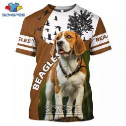 T-shirt beagle 3D ref:453