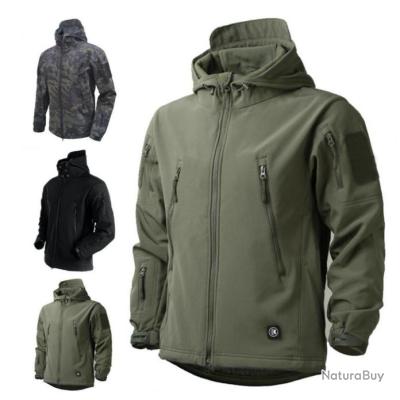 Veste Polaire Militaire Belge Coupe-Vent - Olive - Taille S à 4XL - Seyntex - Toutes Saisons