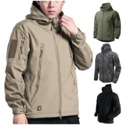 VESTE SOFTSHELL impermeable coupe vent, coloris BEIGE......SUPER QUALITÉ LIVRAISON OFFERTE
