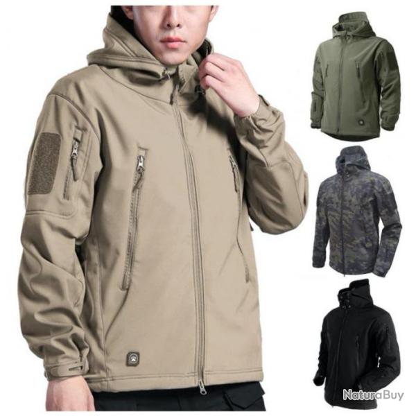 VESTE SOFTSHELL impermeable coupe vent, coloris BEIGE......SUPER QUALIT LIVRAISON OFFERTE