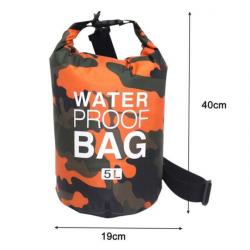 SAC TOTALEMENT ETANCHE ......Peut être porté sur le dos......Capacité 5 litres ....LIVRAISON OFFERTE